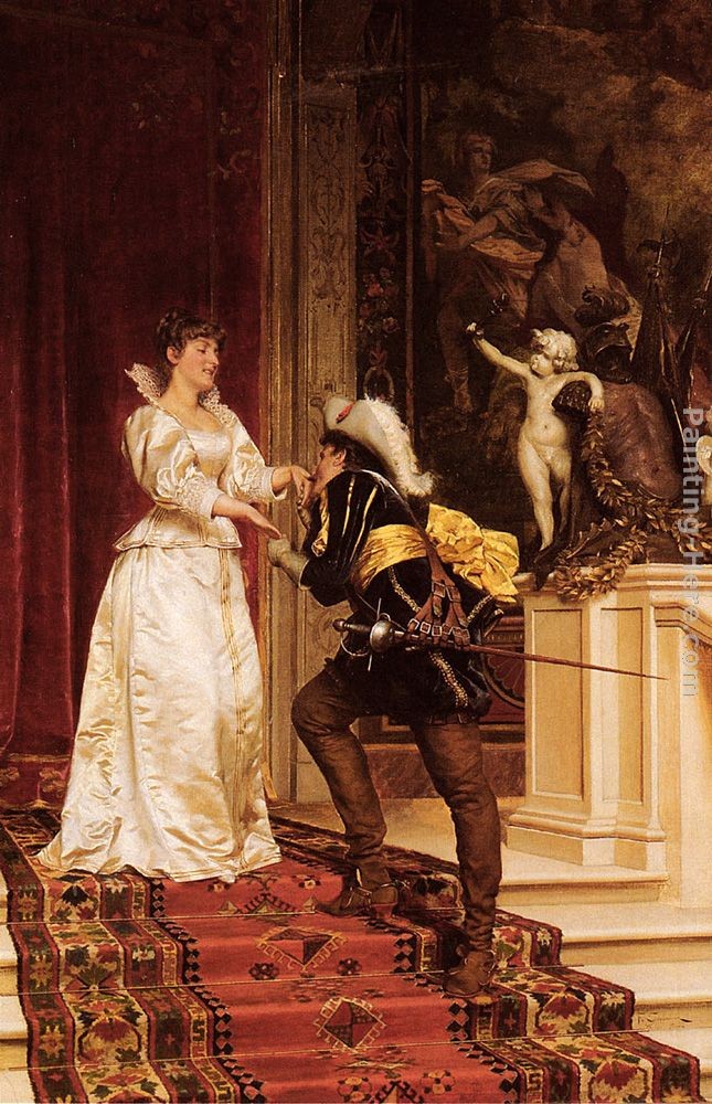 Frederic Soulacroix The Cavalier's Kiss